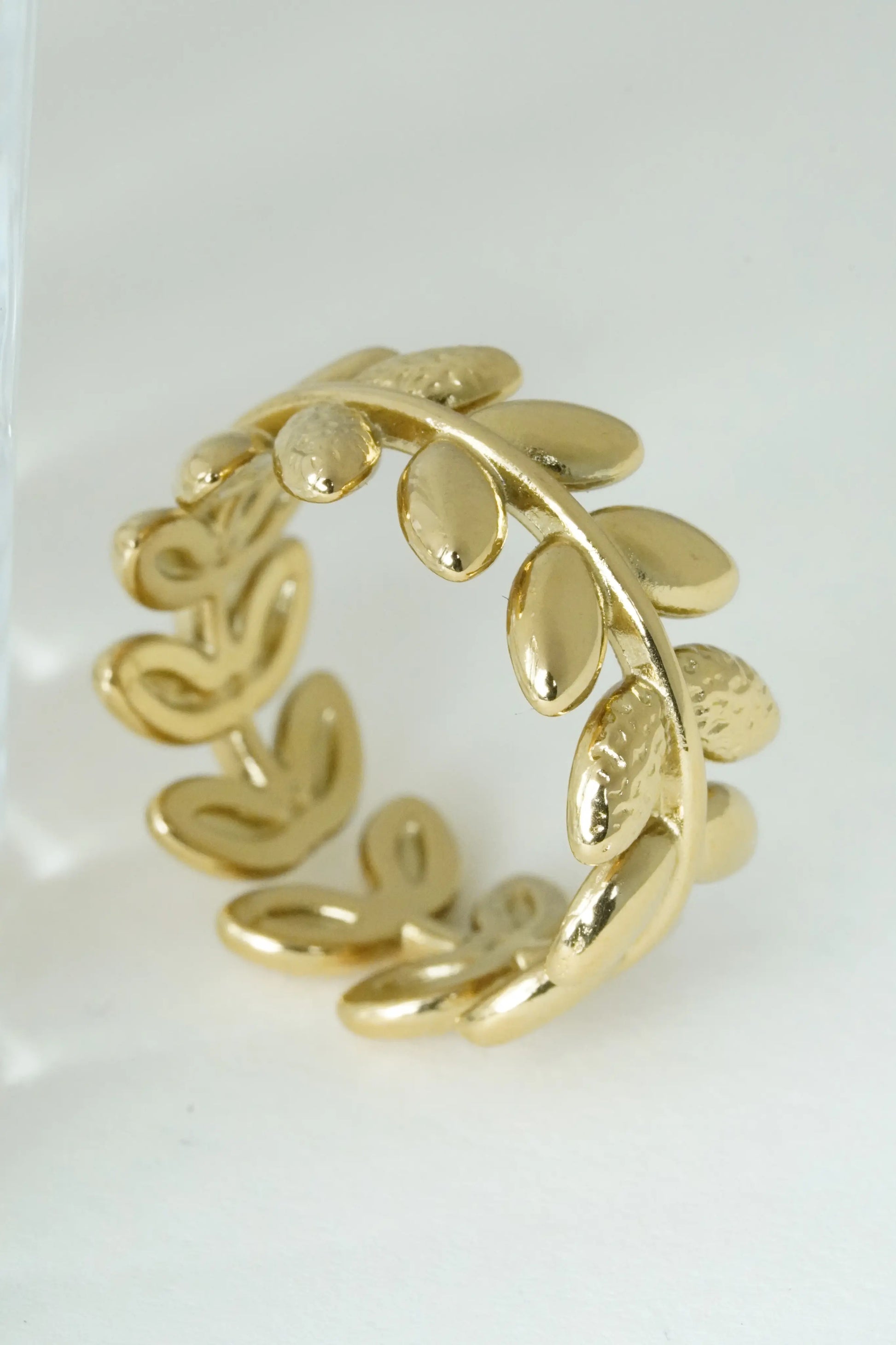 leaves Adjustable Ring worldjewel.in ADJUSTABLE RING