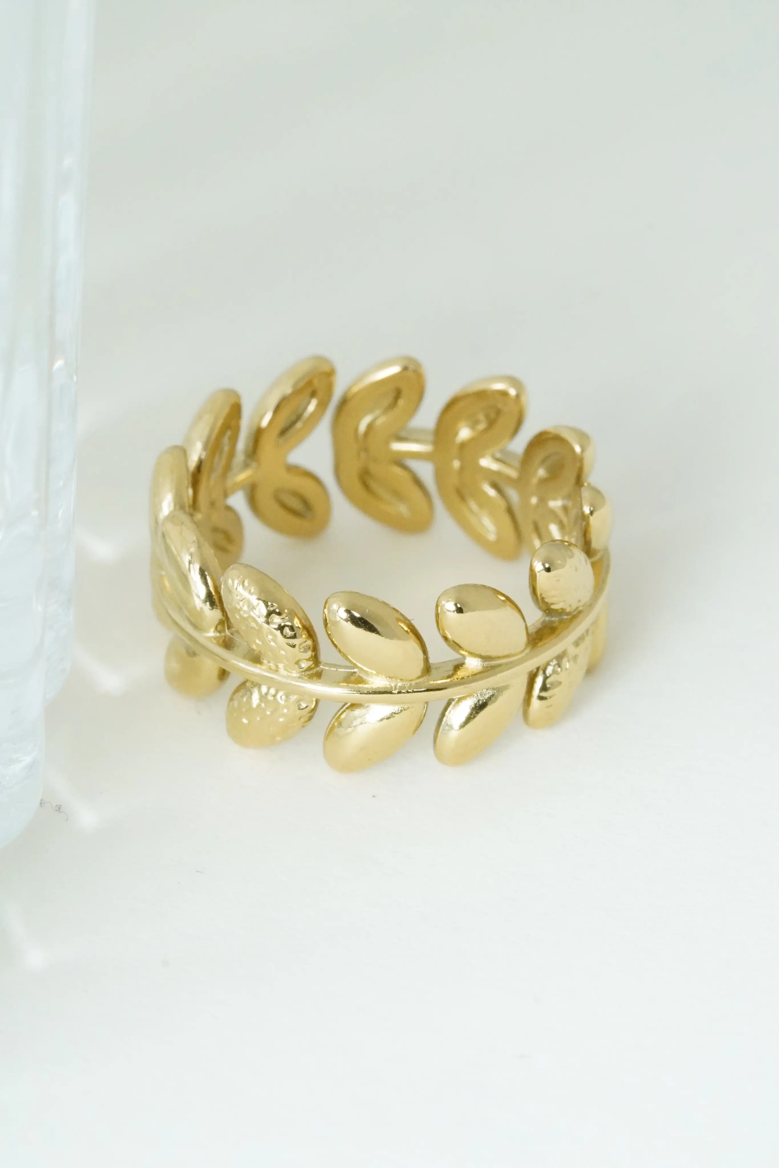 leaves Adjustable Ring worldjewel.in ADJUSTABLE RING