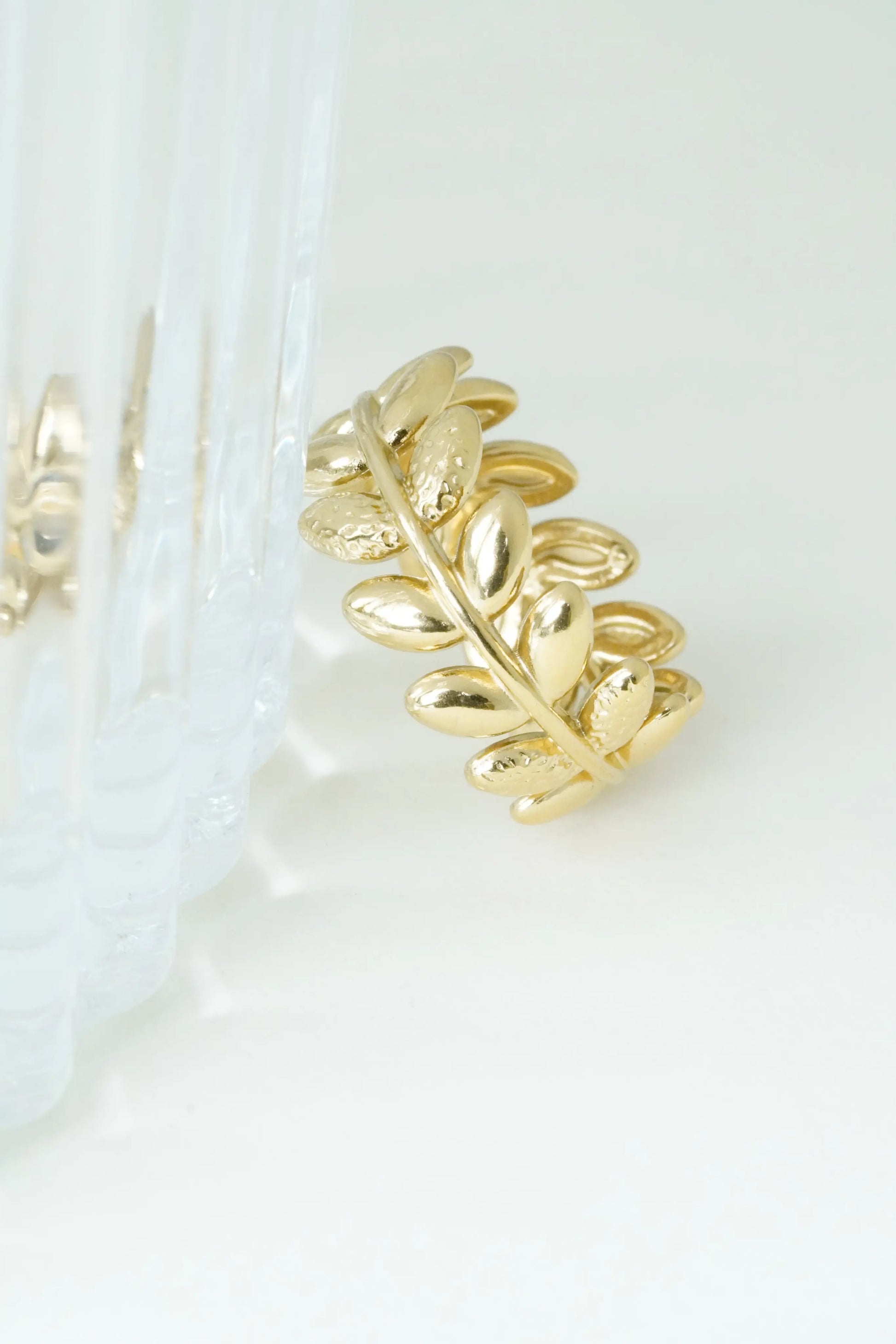 leaves Adjustable Ring worldjewel.in ADJUSTABLE RING