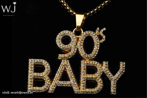 90'Baby |  Unisex Pendent  | Worldjewel.in - worldjewel.in