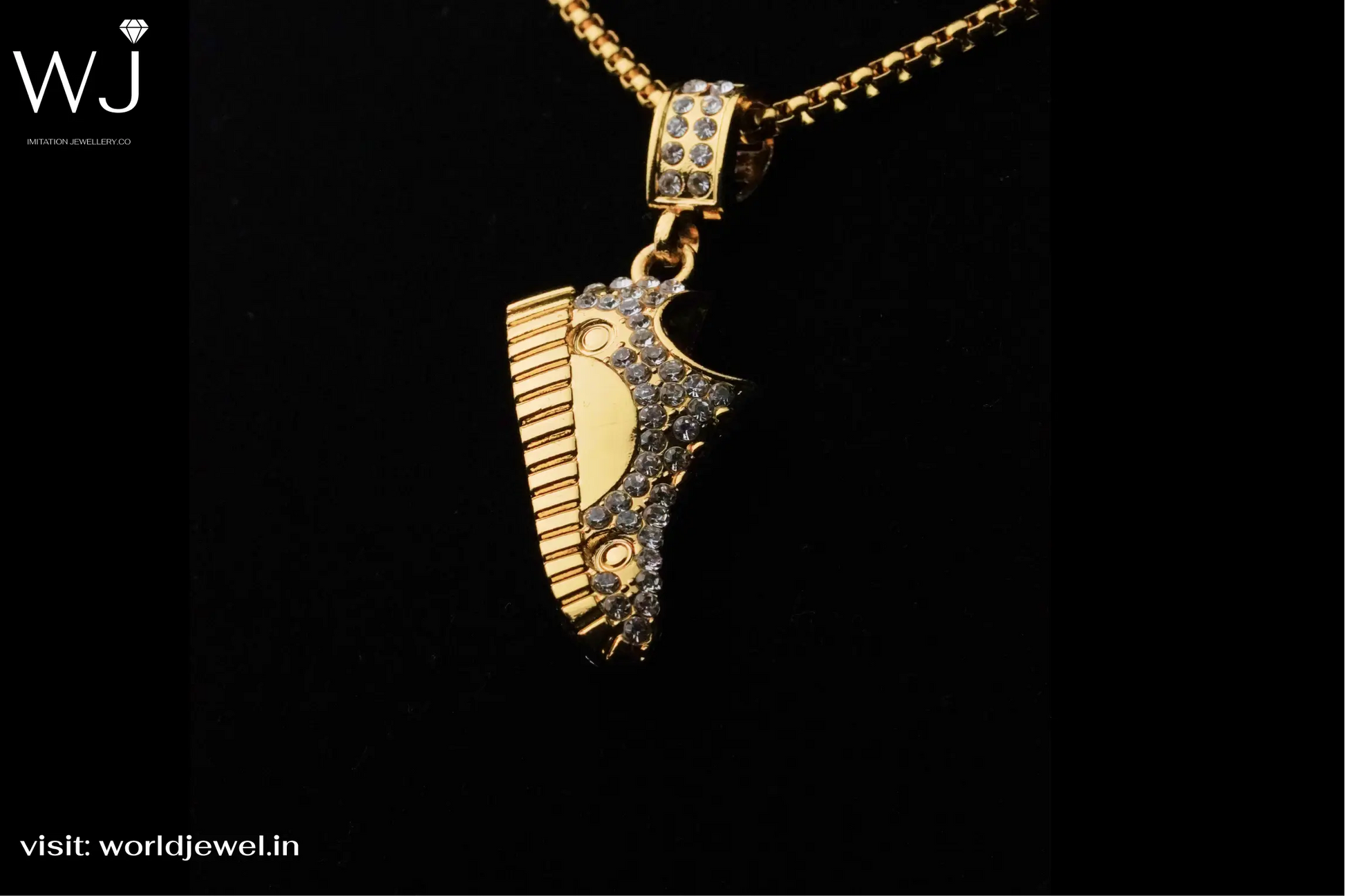 Shoes shape |  Unisex Pendent  | Worldjewel.in - worldjewel.in