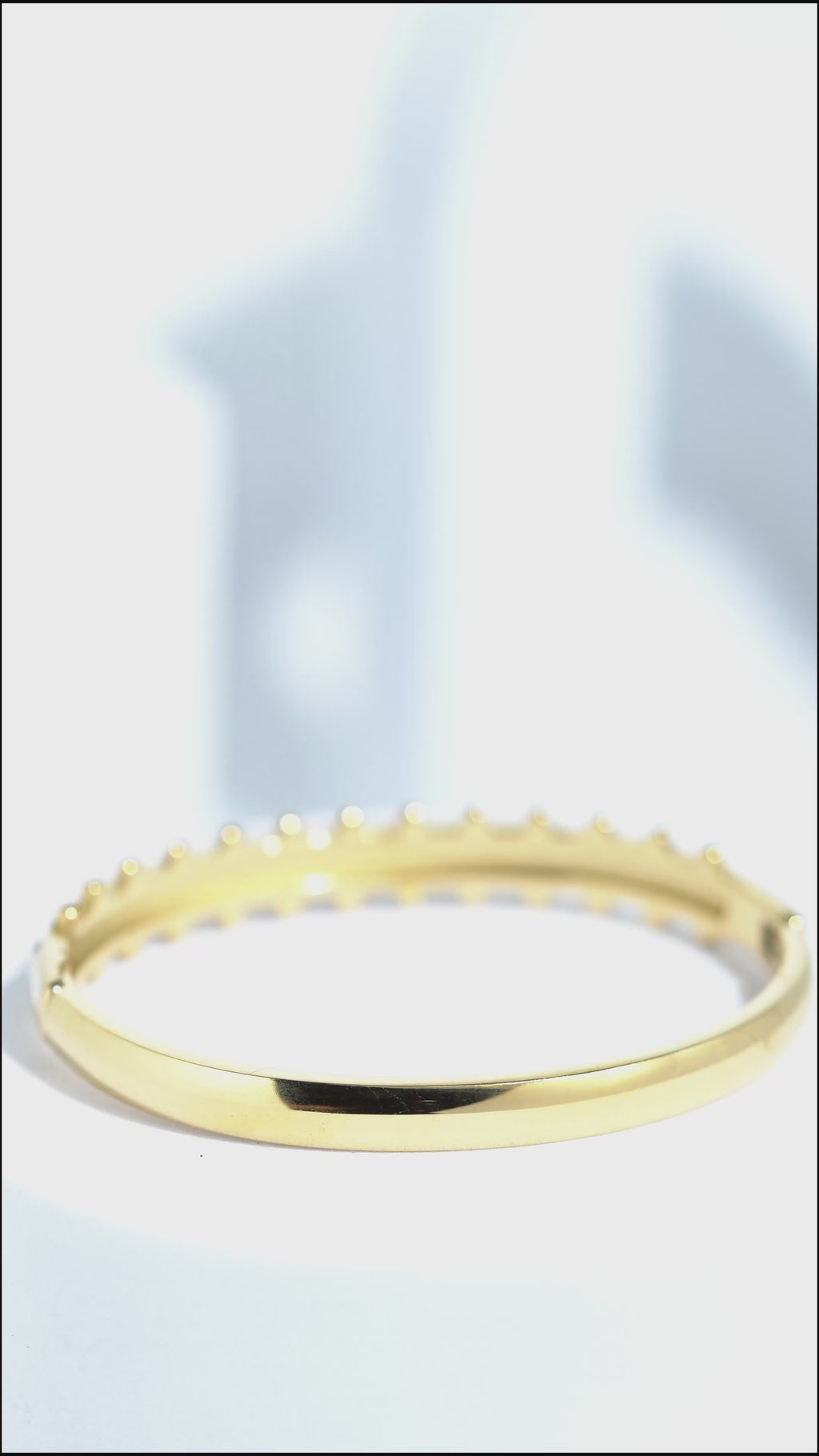 Amber Line Stainless Steel Bangle Bracelet For Women