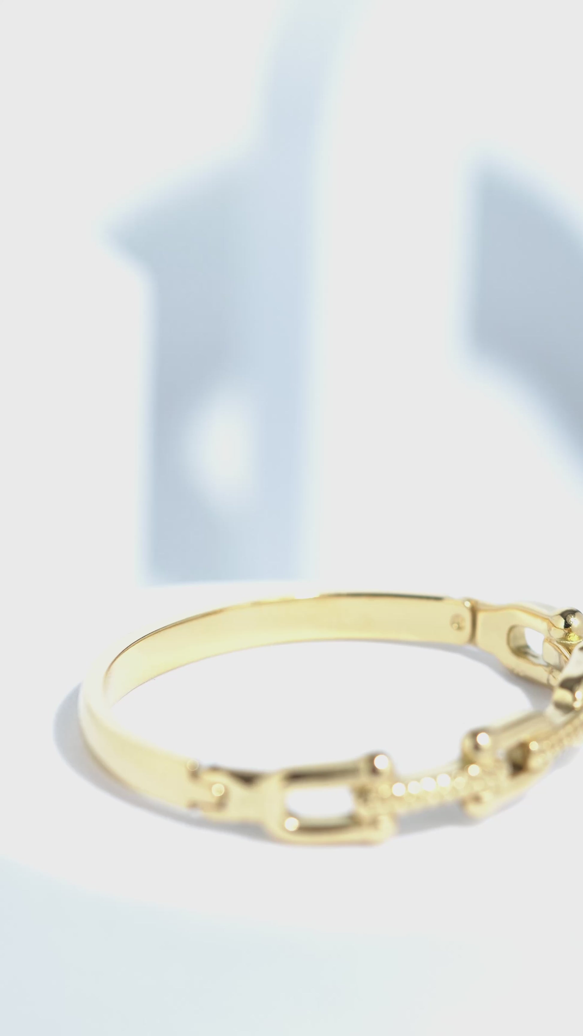 Twilight Bloom Stainless Steel Bangle Bracelet For Women
