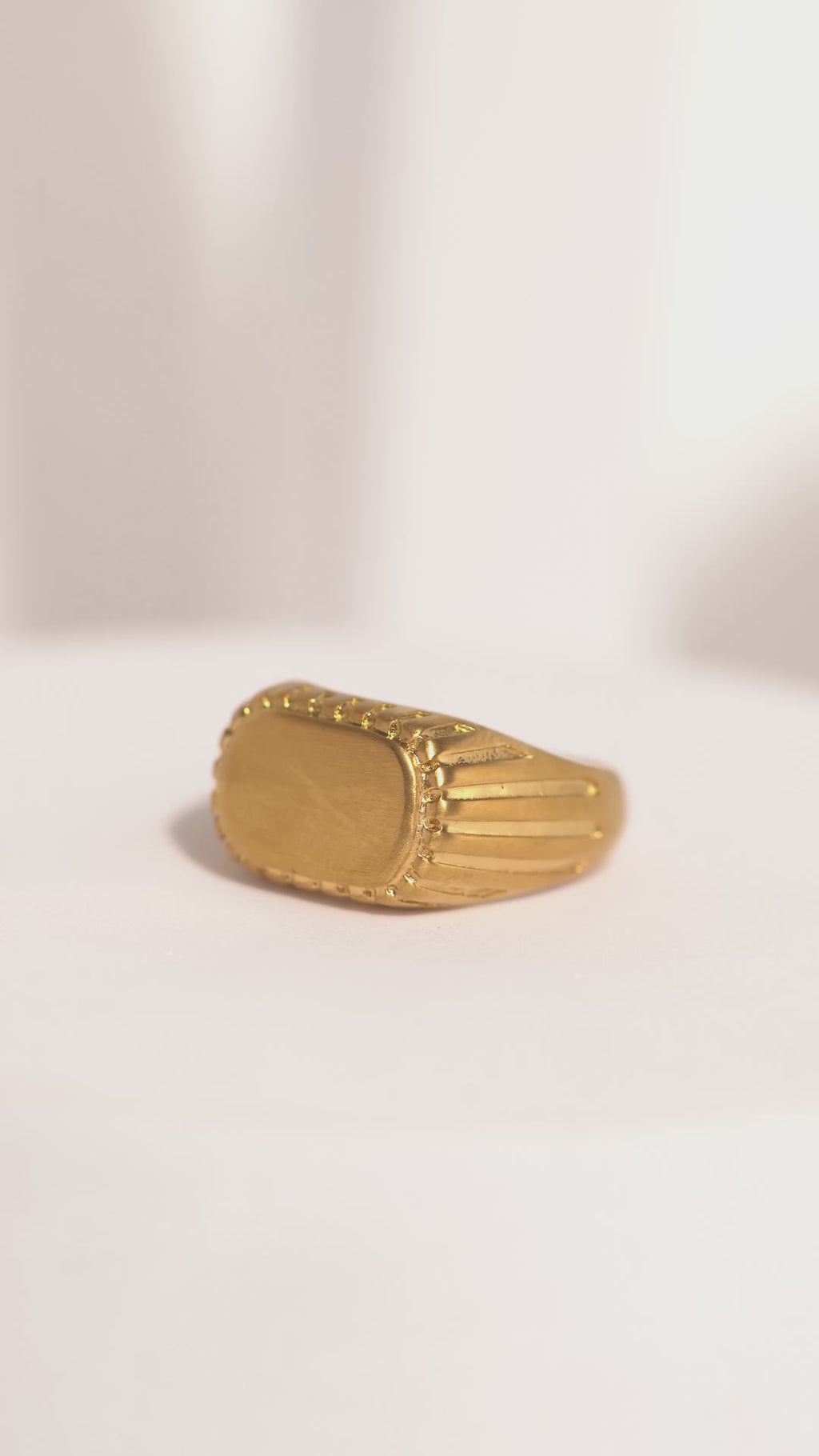 Polished Stainless Steel Ring For Men