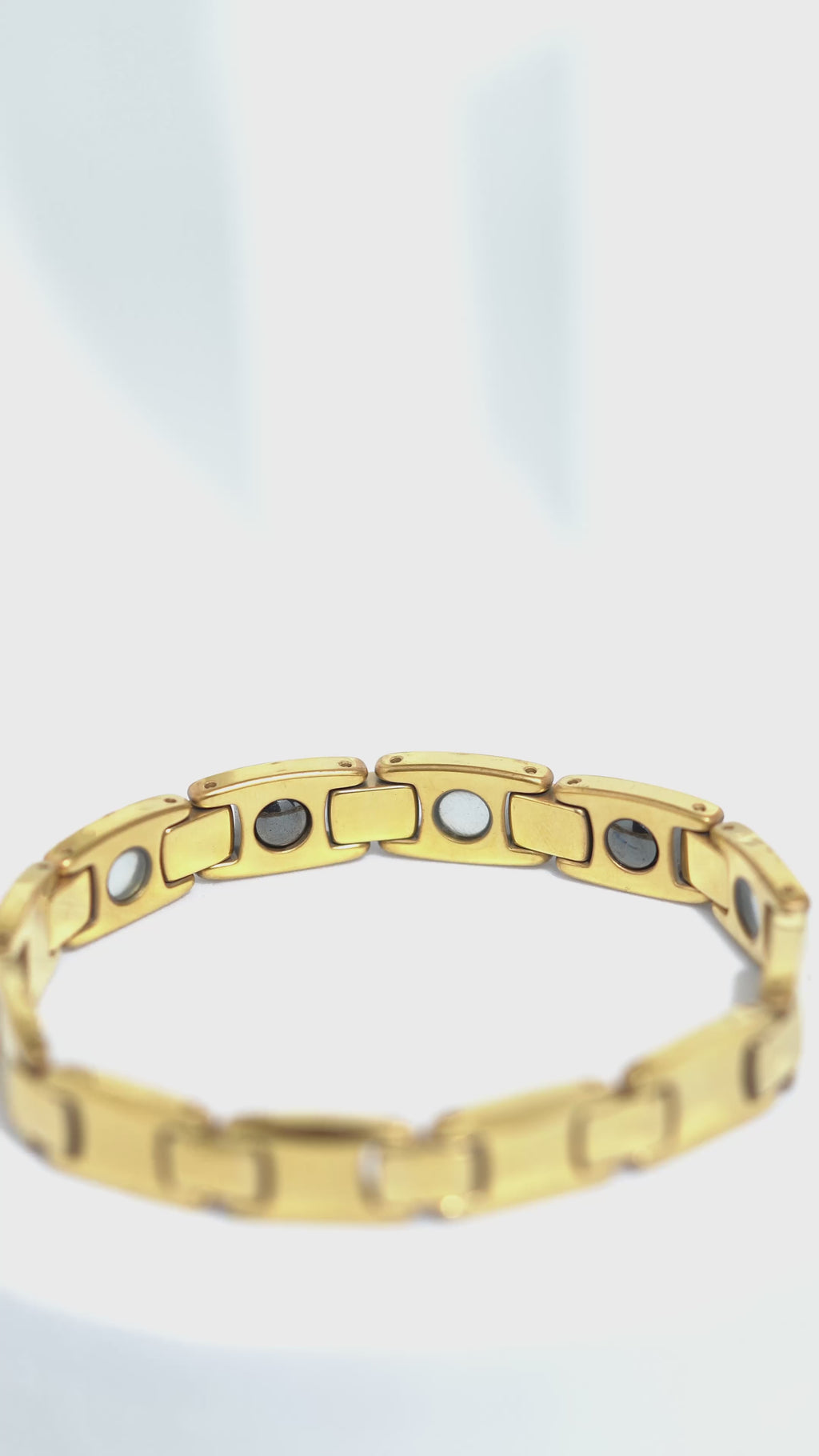 Golden Oval - Ceramic bracelet for men.