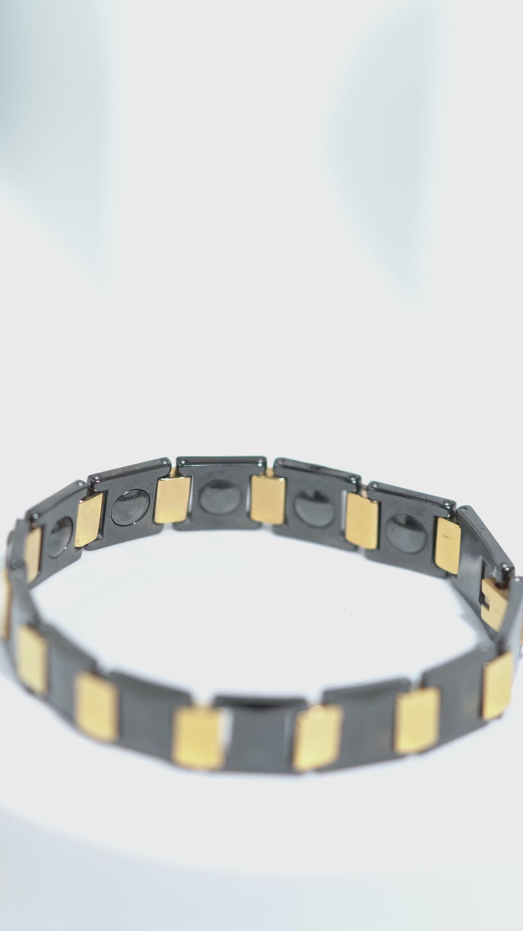 Black & Golden - Ceramic bracelet for men.