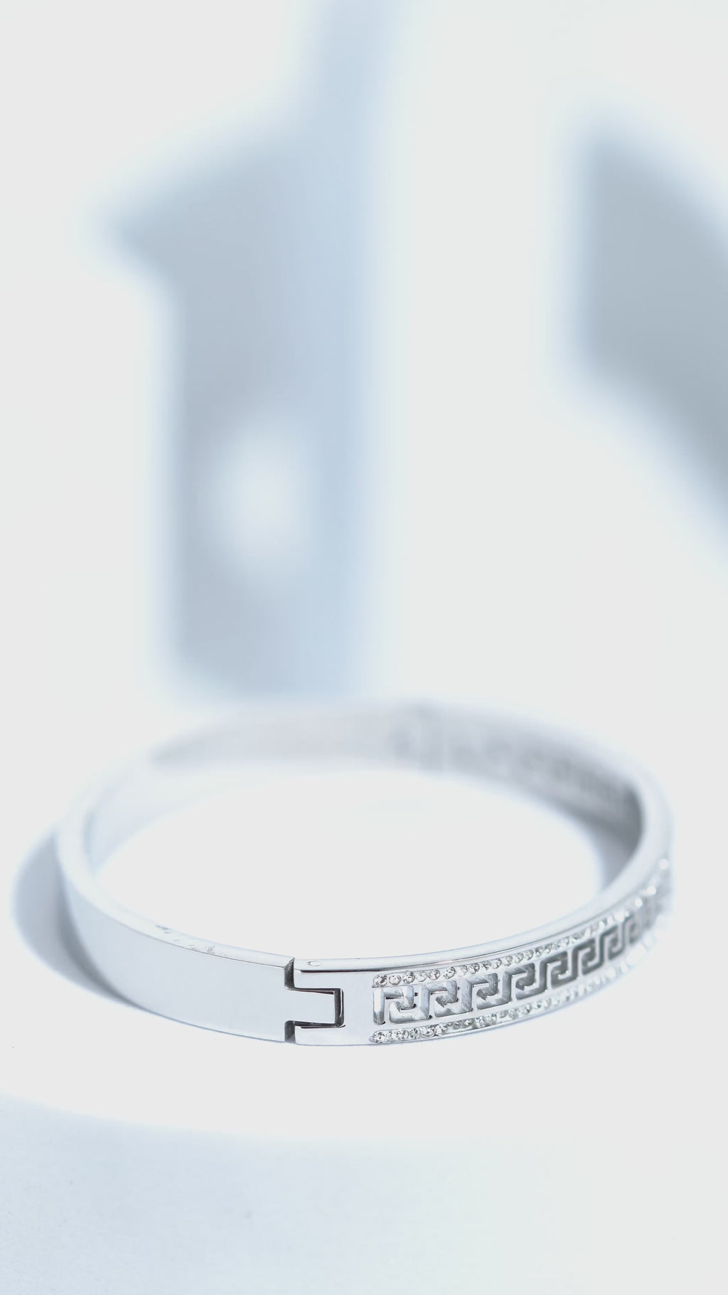 Driftwood Gold Stainless Steel Bangle Bracelet For Women