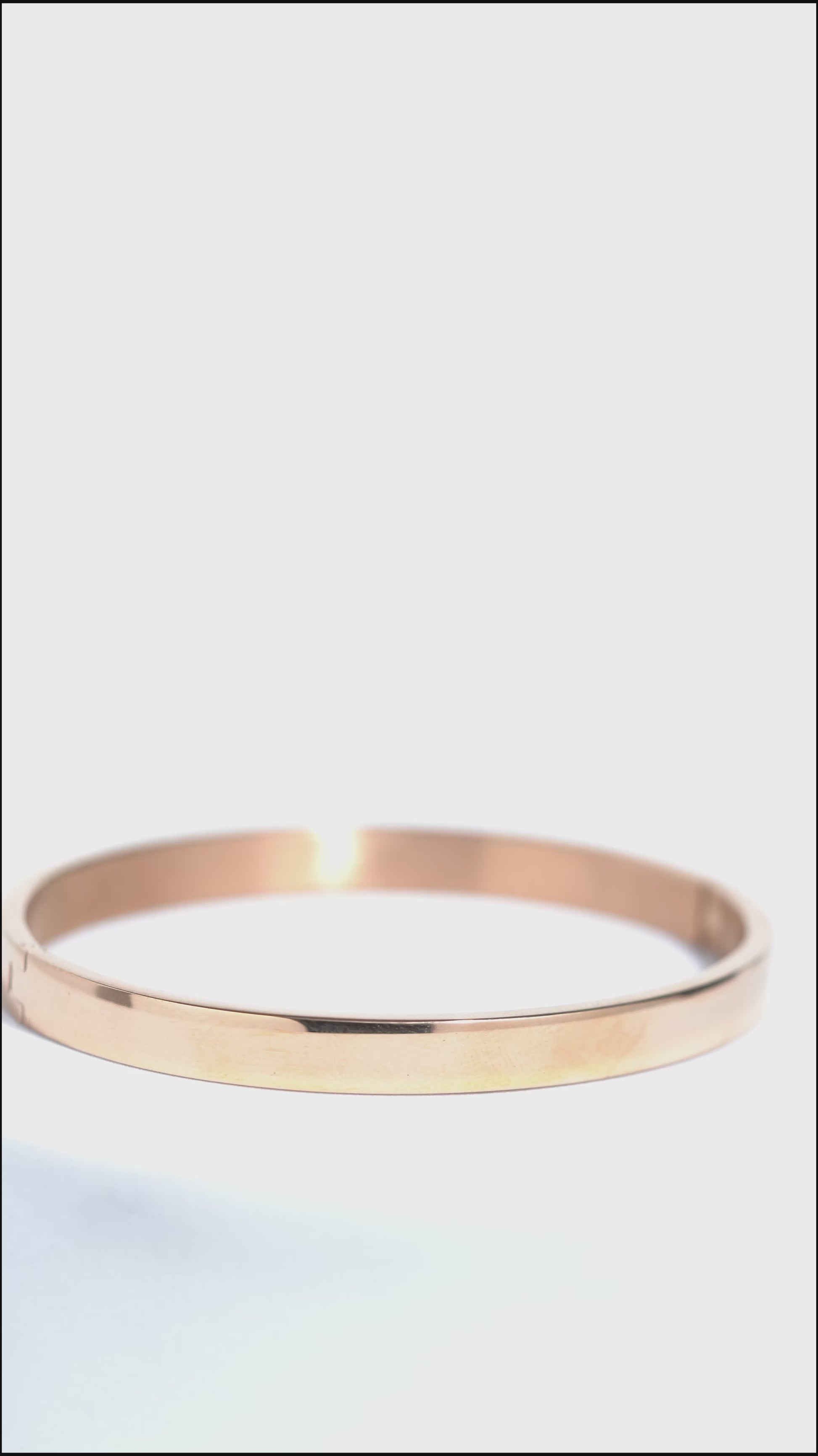 Rhea Twist Stainless Steel Bangle Bracelet For Women