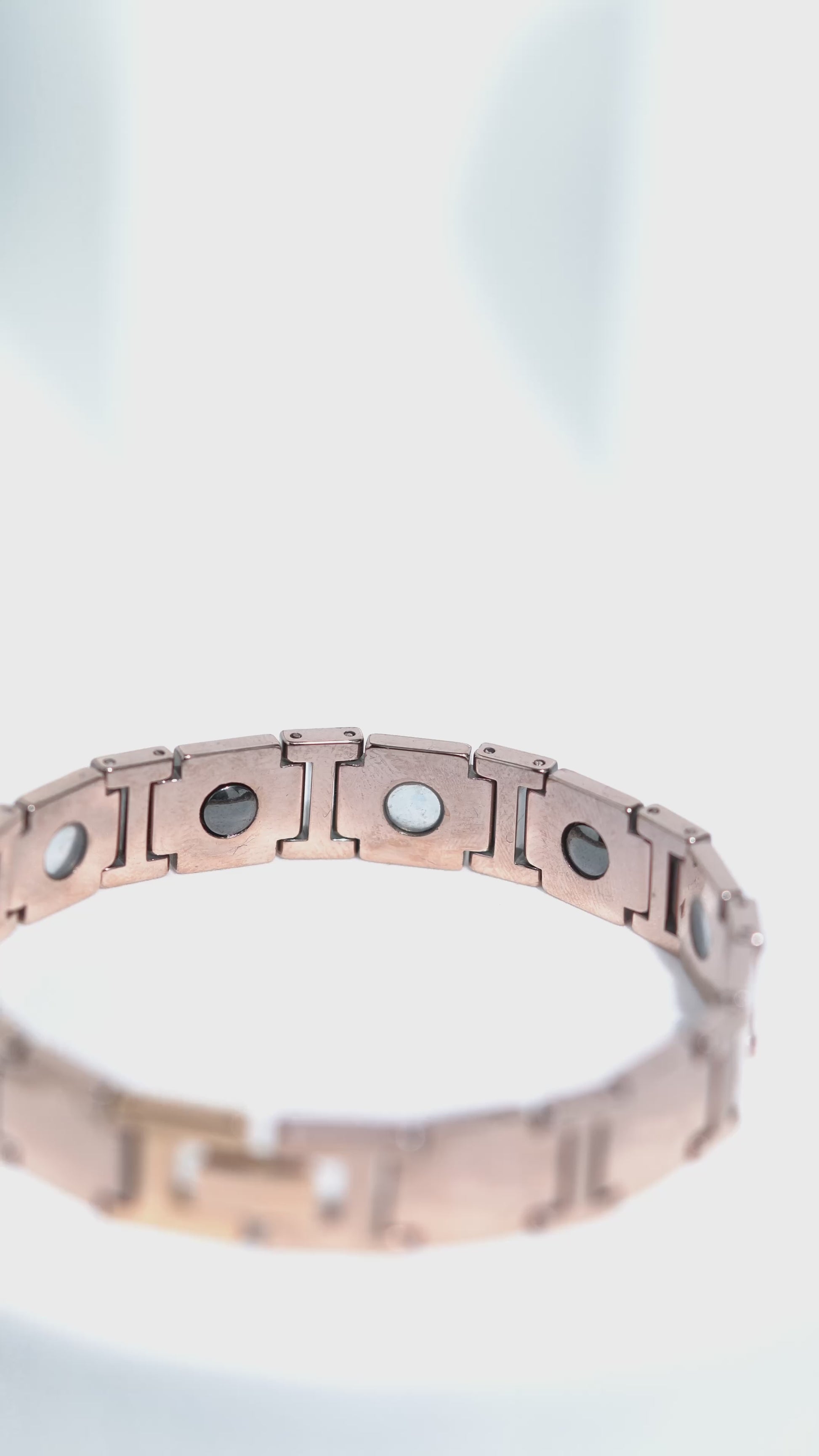 Rosegold Sun Glow - Ceramic bracelet for men.