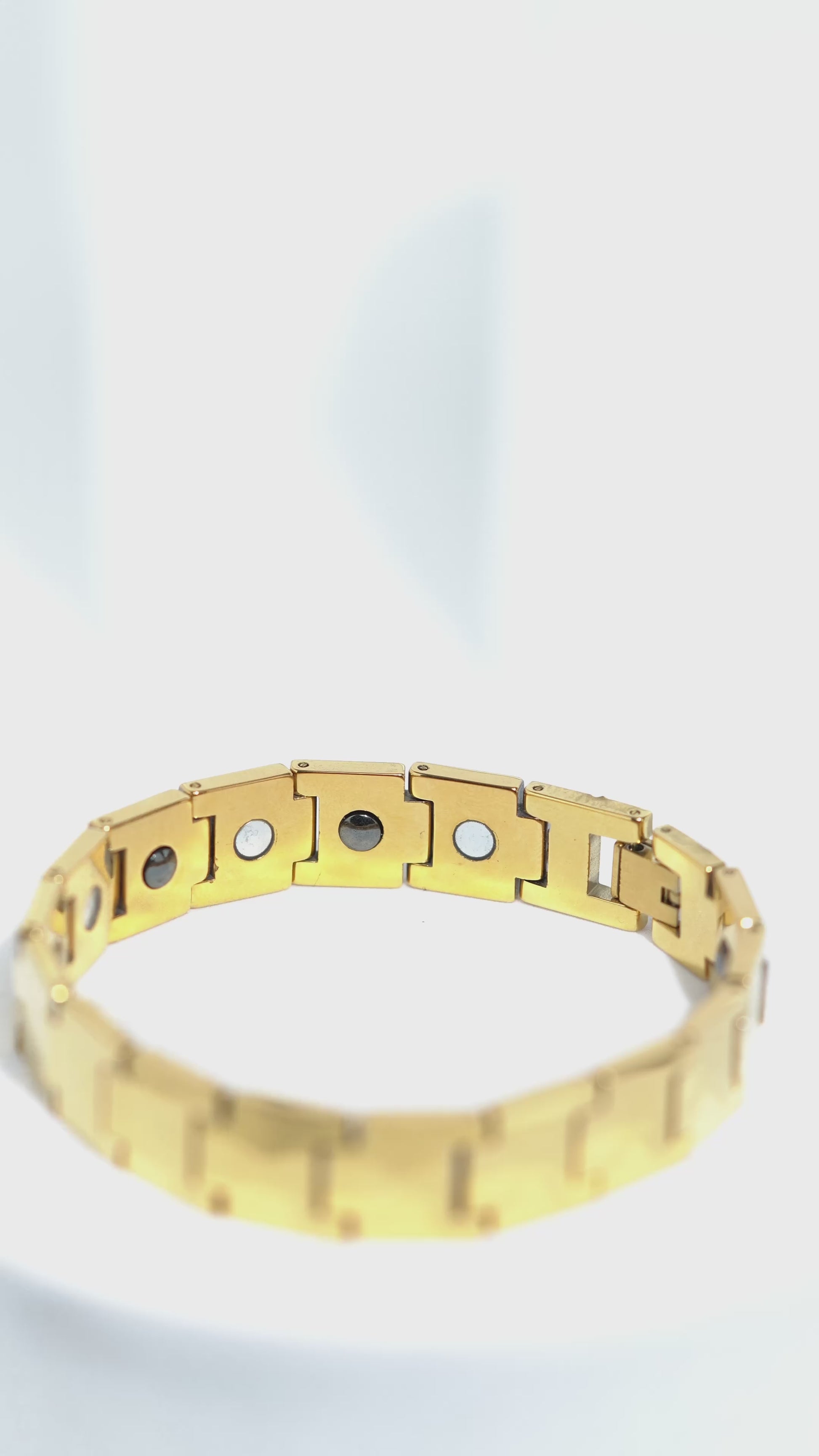 Golden Leaf - Ceramic bracelet for men.