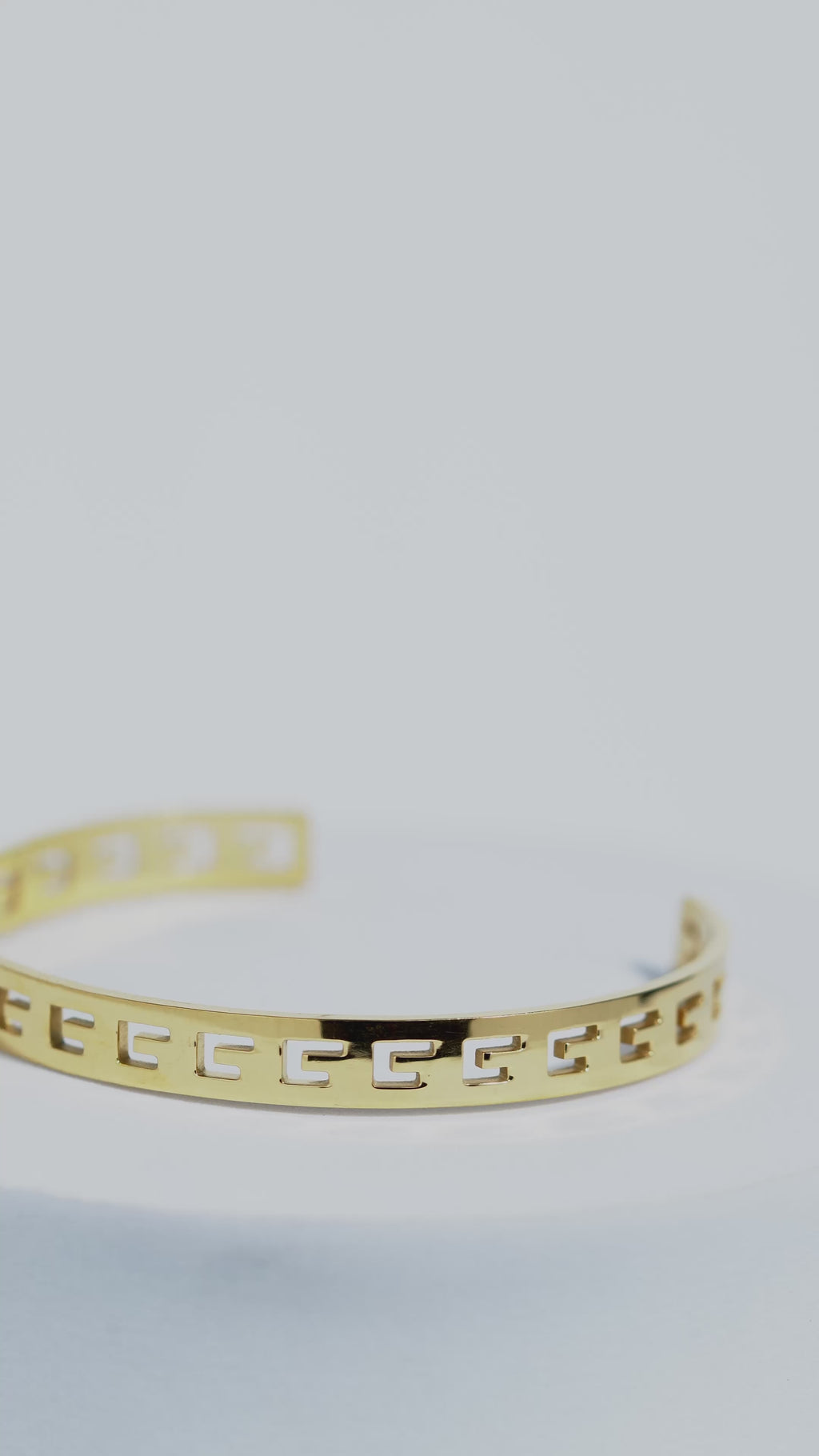 Muse Loop Stainless Steel Bangle Bracelet For Women