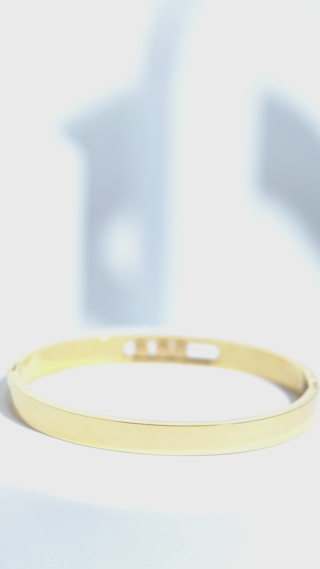 Willow Ring Stainless Steel Bangle Bracelet For Women