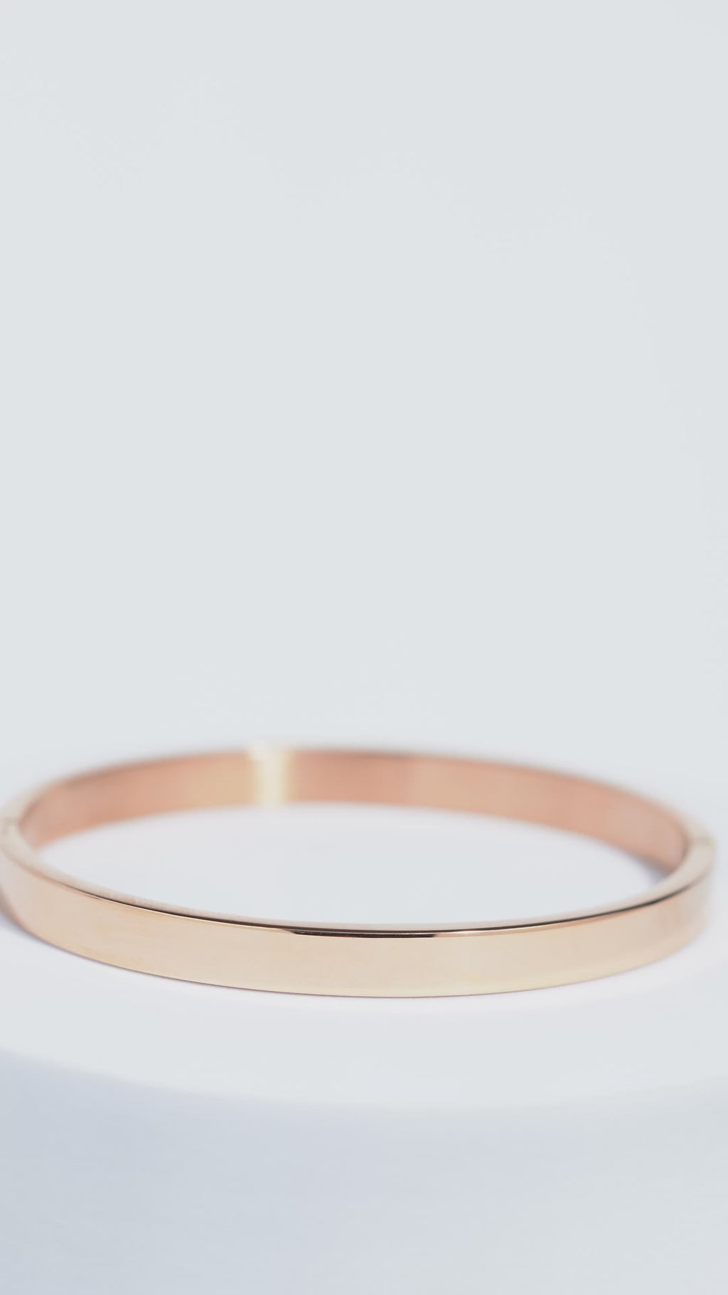 Mira Glow Stainless Steel Bangle Bracelet For Women