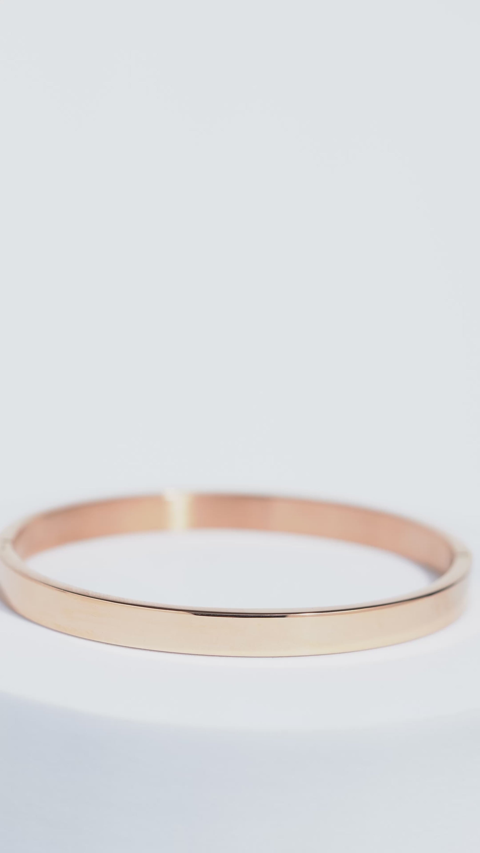 Mira Glow Stainless Steel Bangle Bracelet For Women