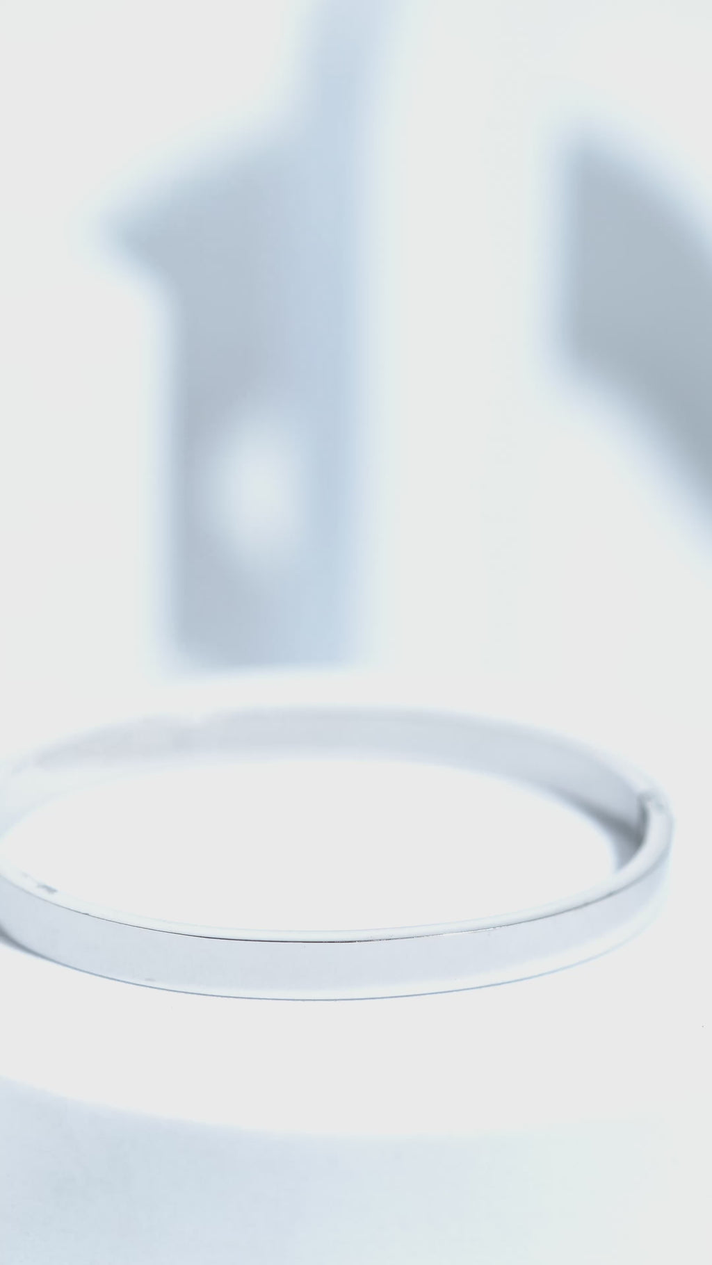 Crimson Grace Stainless Steel Bangle Bracelet For Women