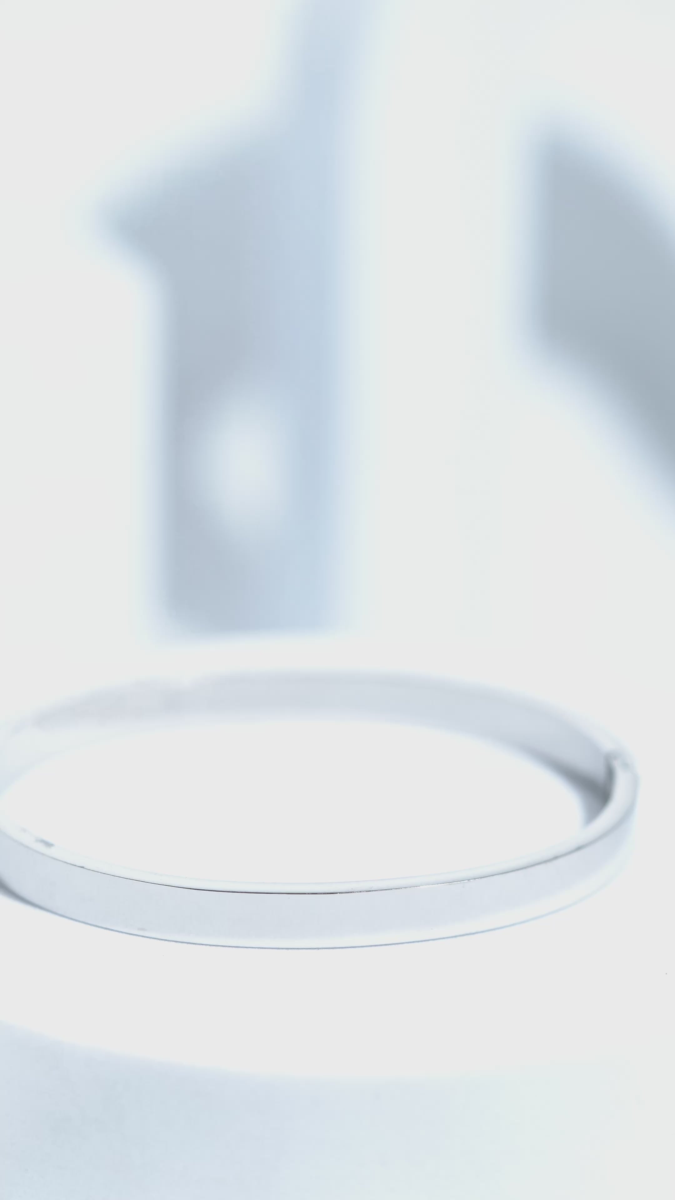 Crimson Grace Stainless Steel Bangle Bracelet For Women