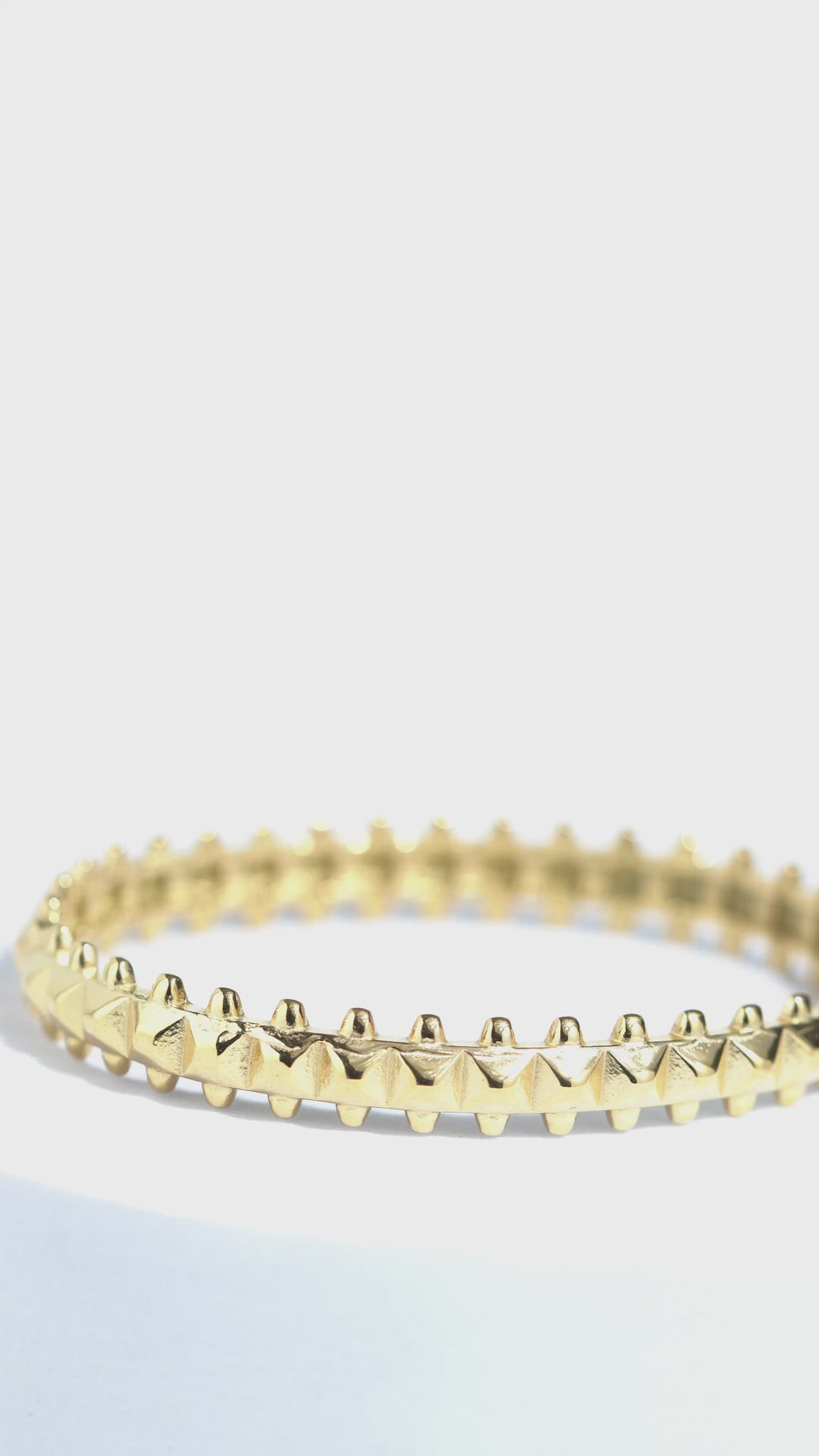 Bare Orbit Stainless Steel Bangle Bracelet For Women