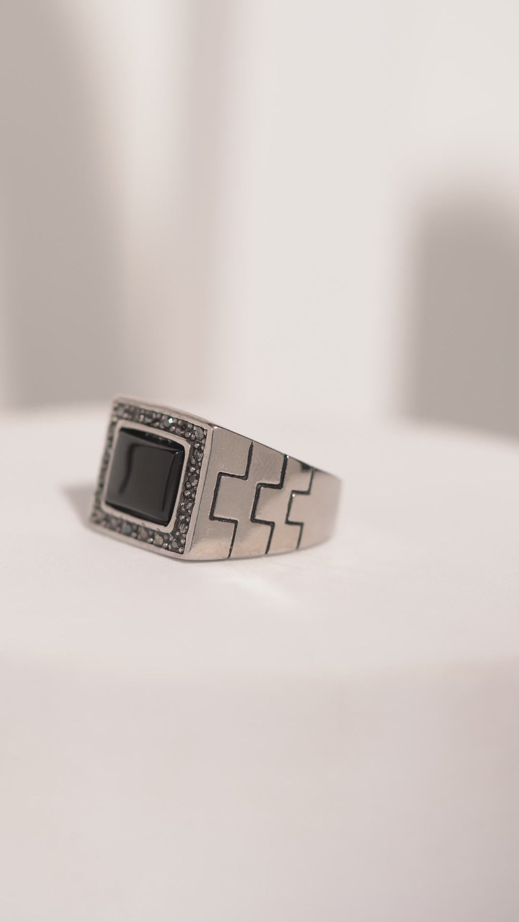 Stone Studded Ring For Men