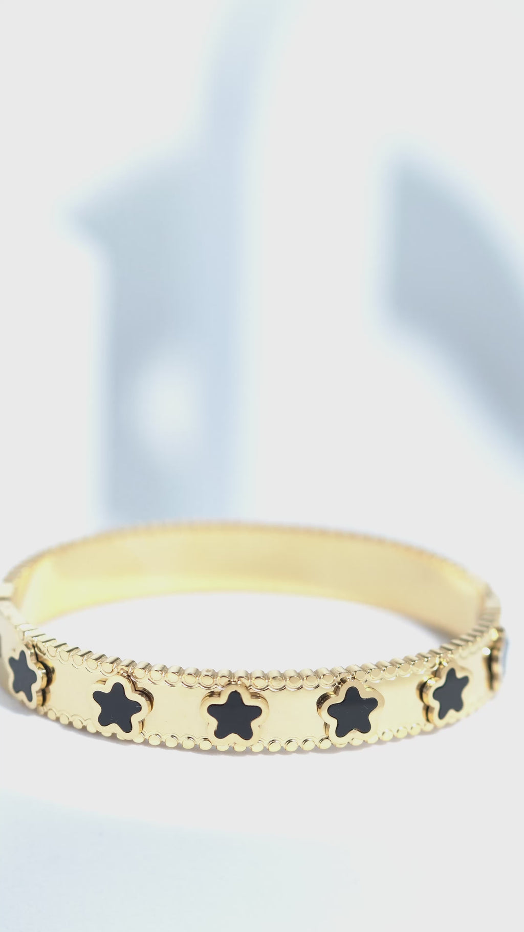 Vera Twist Stainless Steel Bangle Bracelet For Women