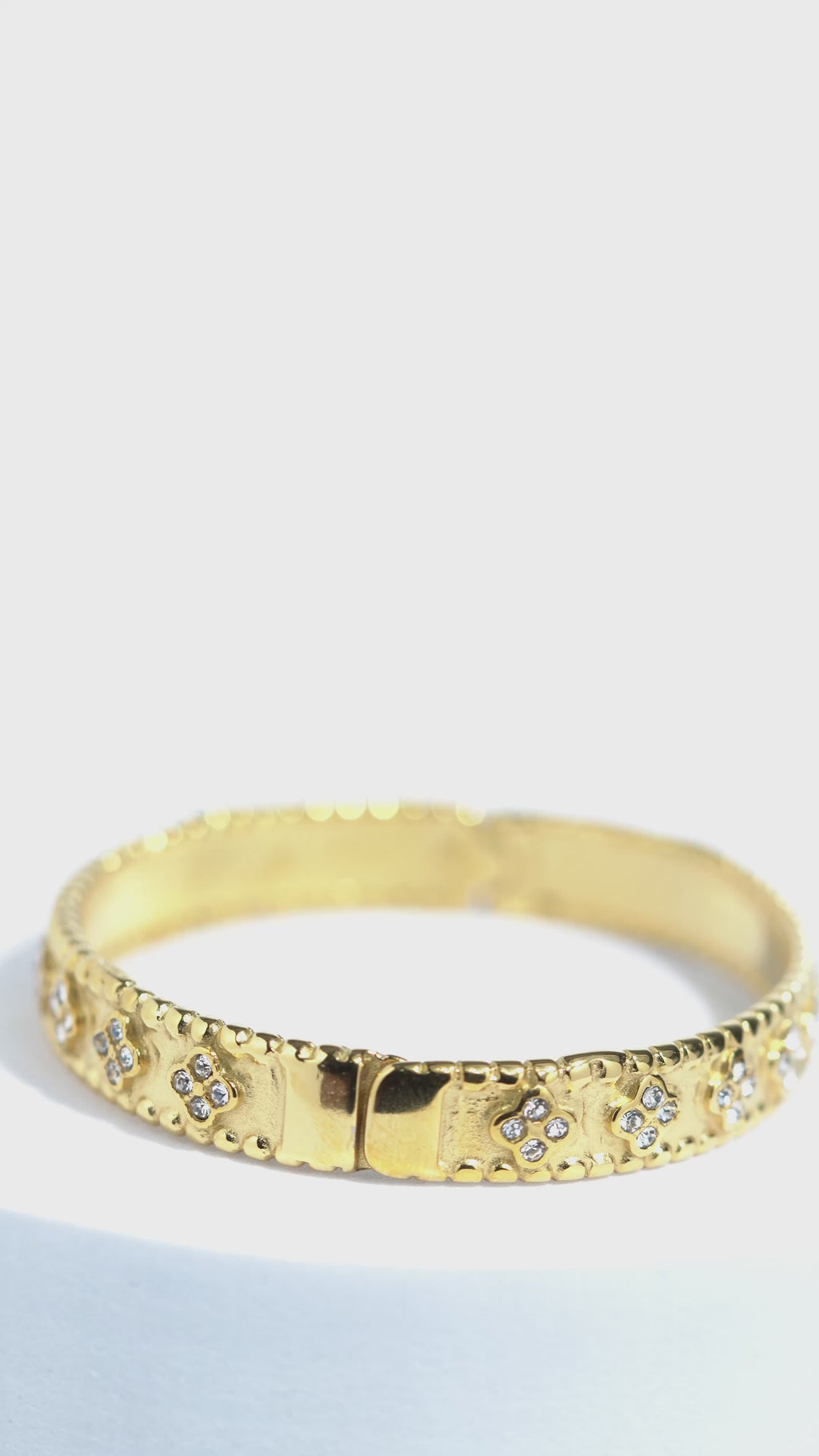 Ophelia Shine Stainless Steel Bangle Bracelet For Women