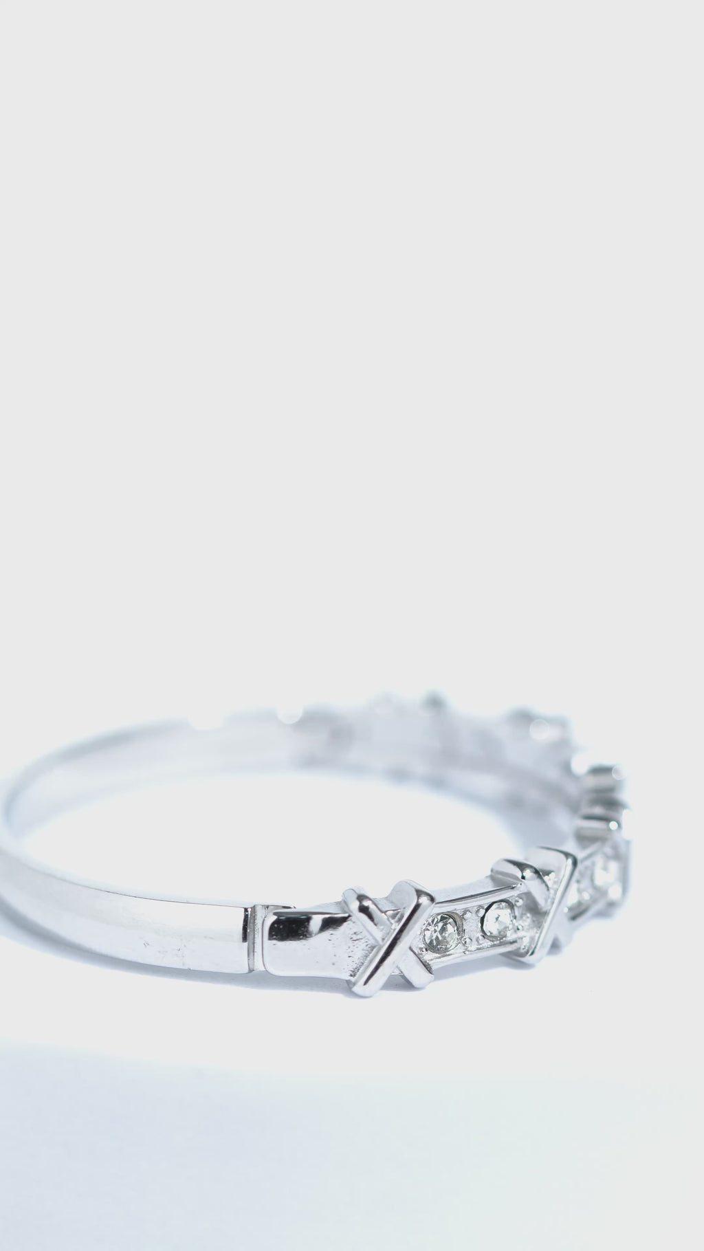Eira Glow Stainless Steel Bangle Bracelet For Women