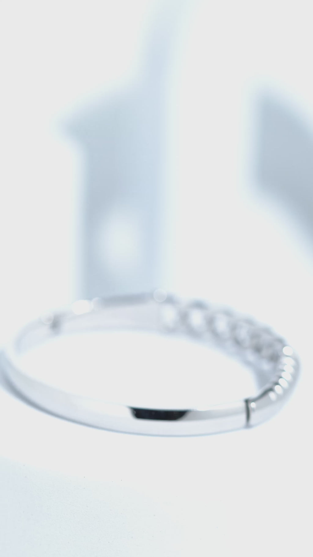 Cleo Charm Stainless Steel Bangle Bracelet For Women
