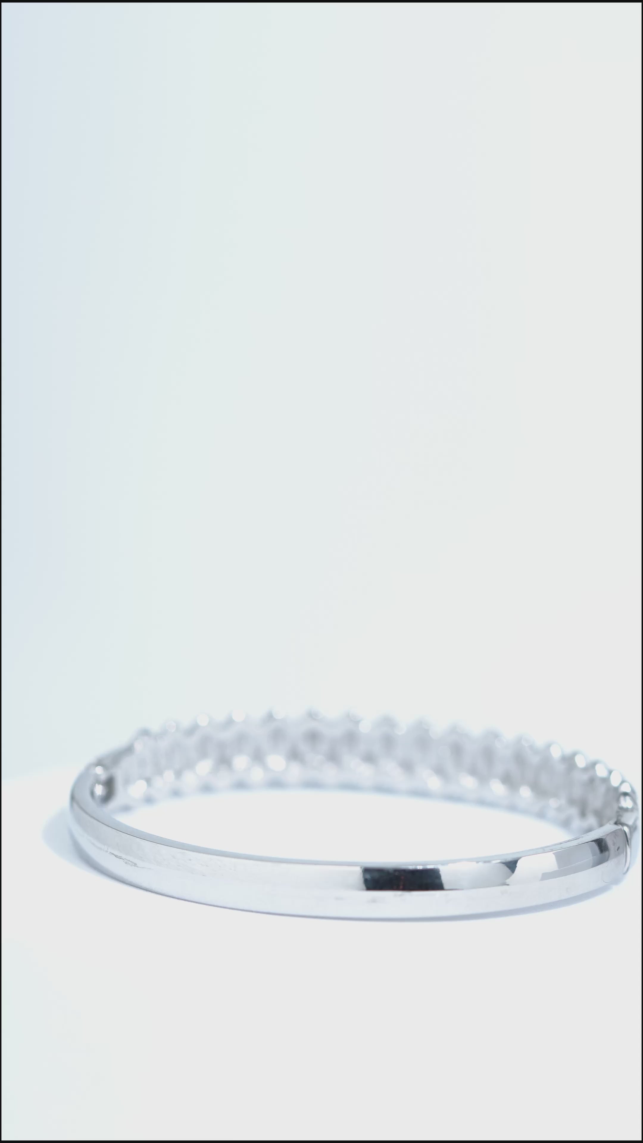 Tone Band Stainless Steel Bangle Bracelet For Women