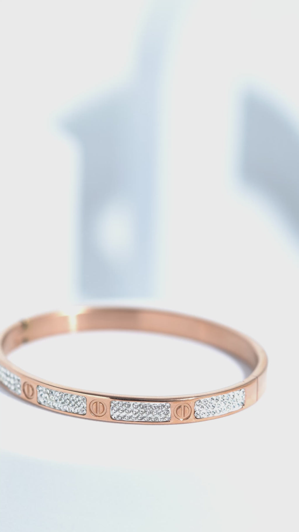 Aeris Ring Stainless Steel Bangle Bracelet For Women