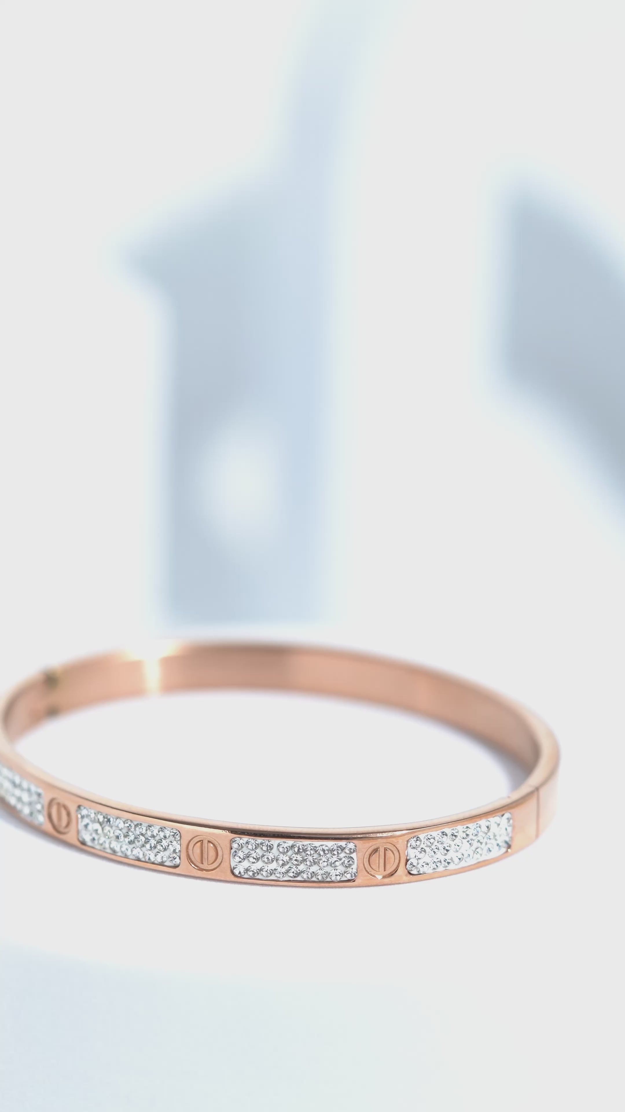 Aeris Ring Stainless Steel Bangle Bracelet For Women