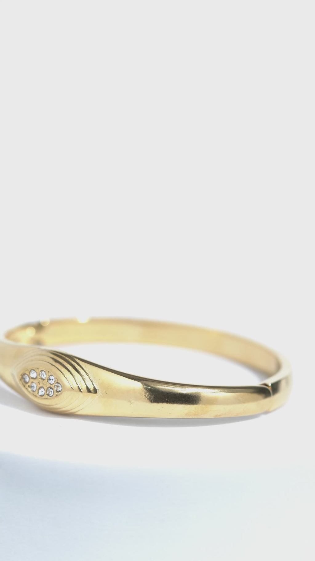 Solstice Shine Stainless Steel Bangle Bracelet For Women