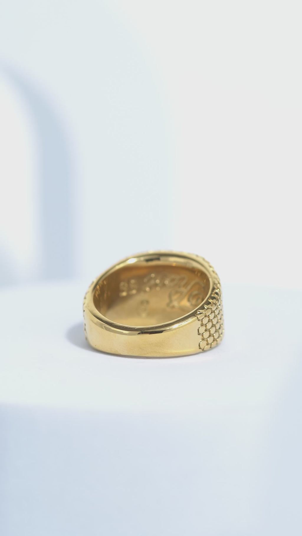Dot Partten Ring For Men