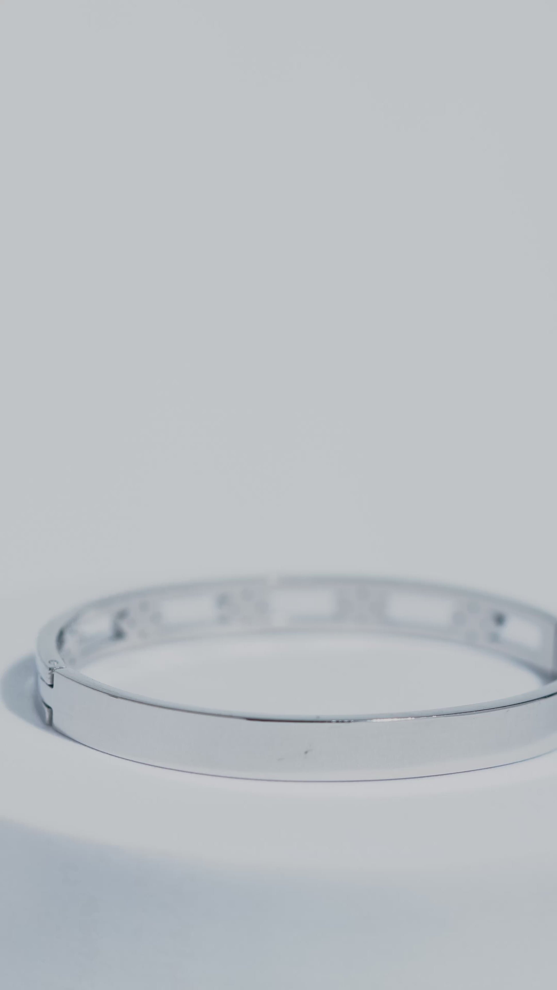 Nyla Curve Stainless Steel Bangle Bracelet For Women