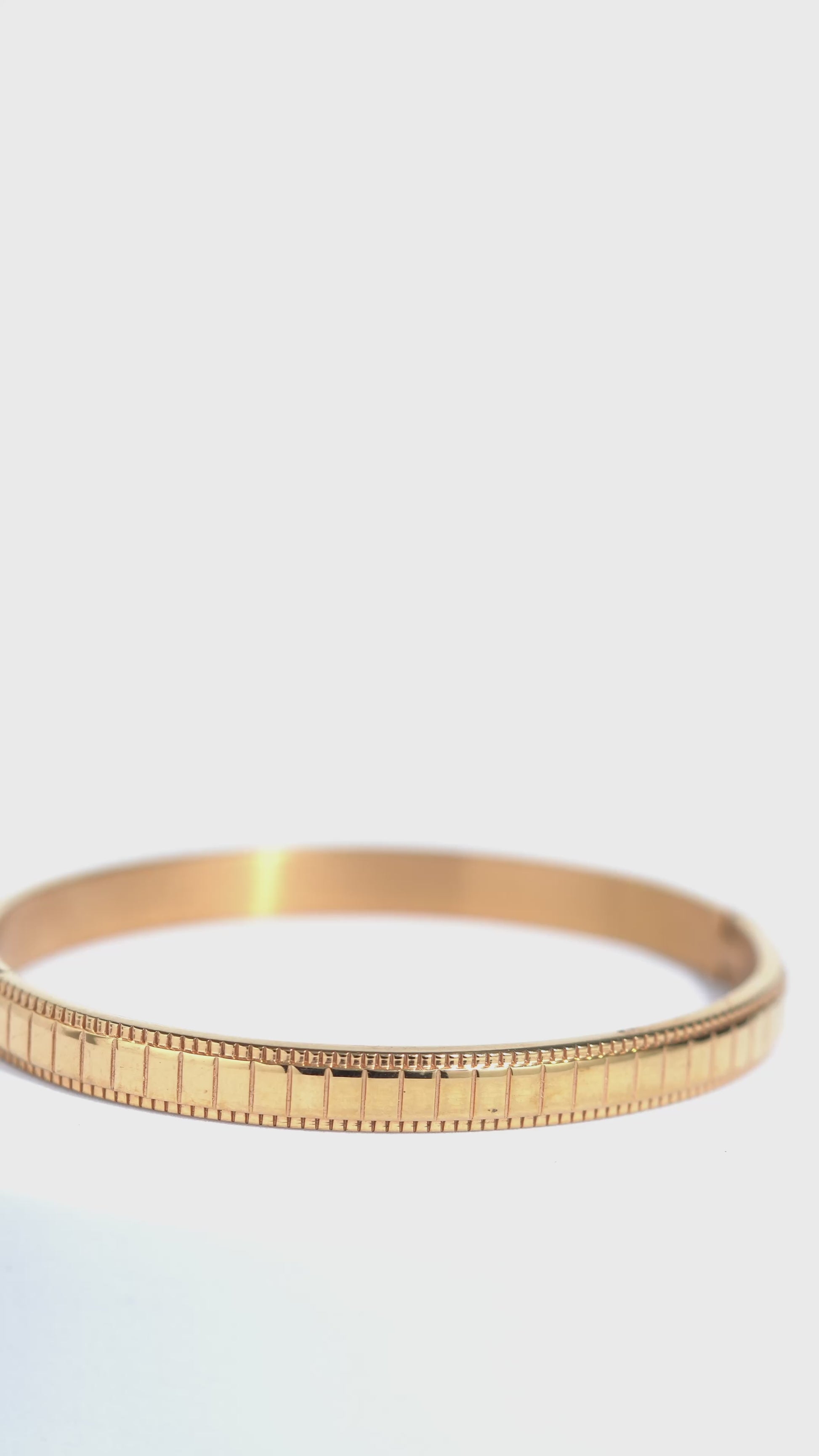 Evelyn Arc Stainless Steel Bangle Bracelet For Women
