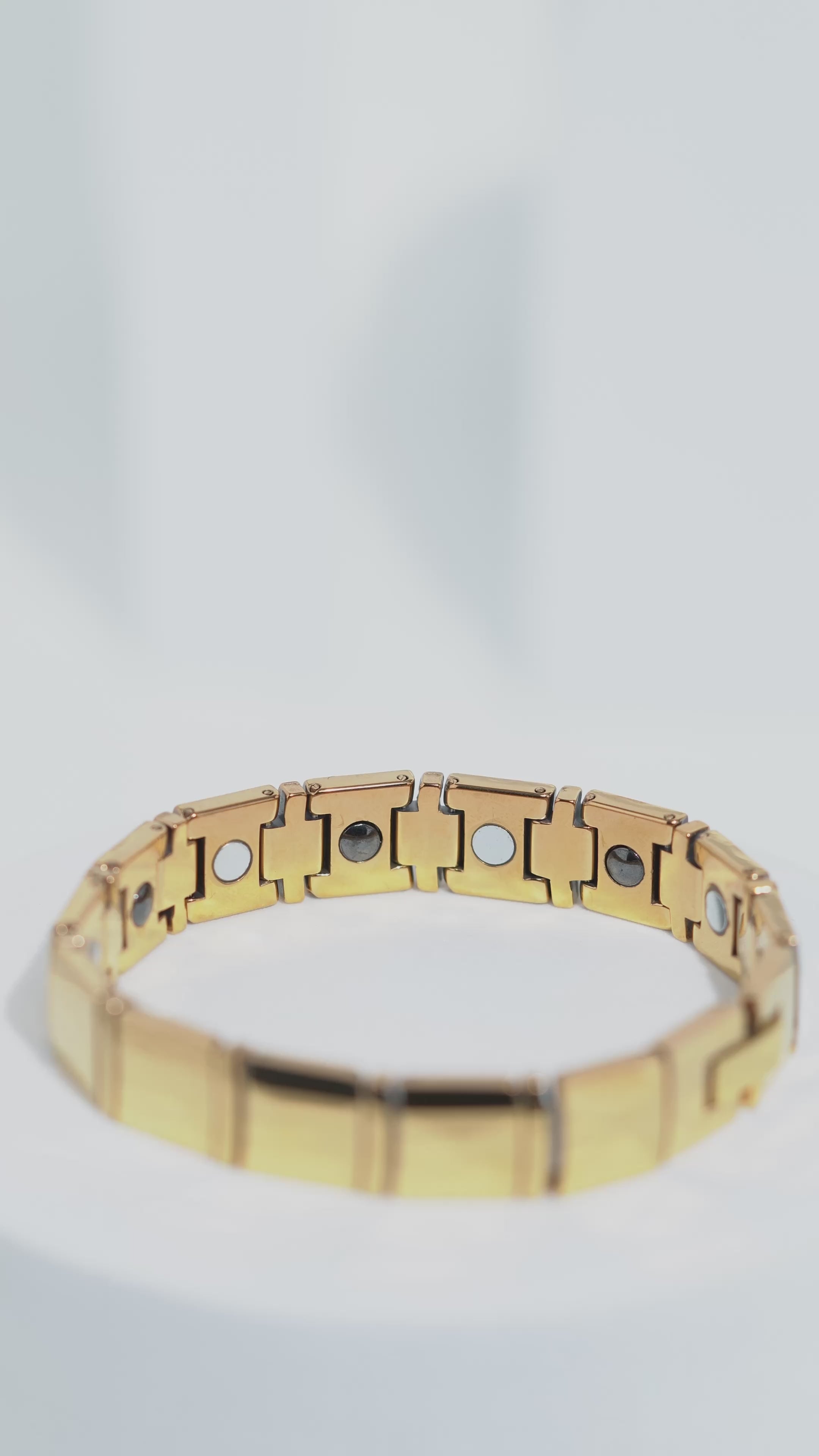 Empress Shine Golden - Ceramic bracelet for men.