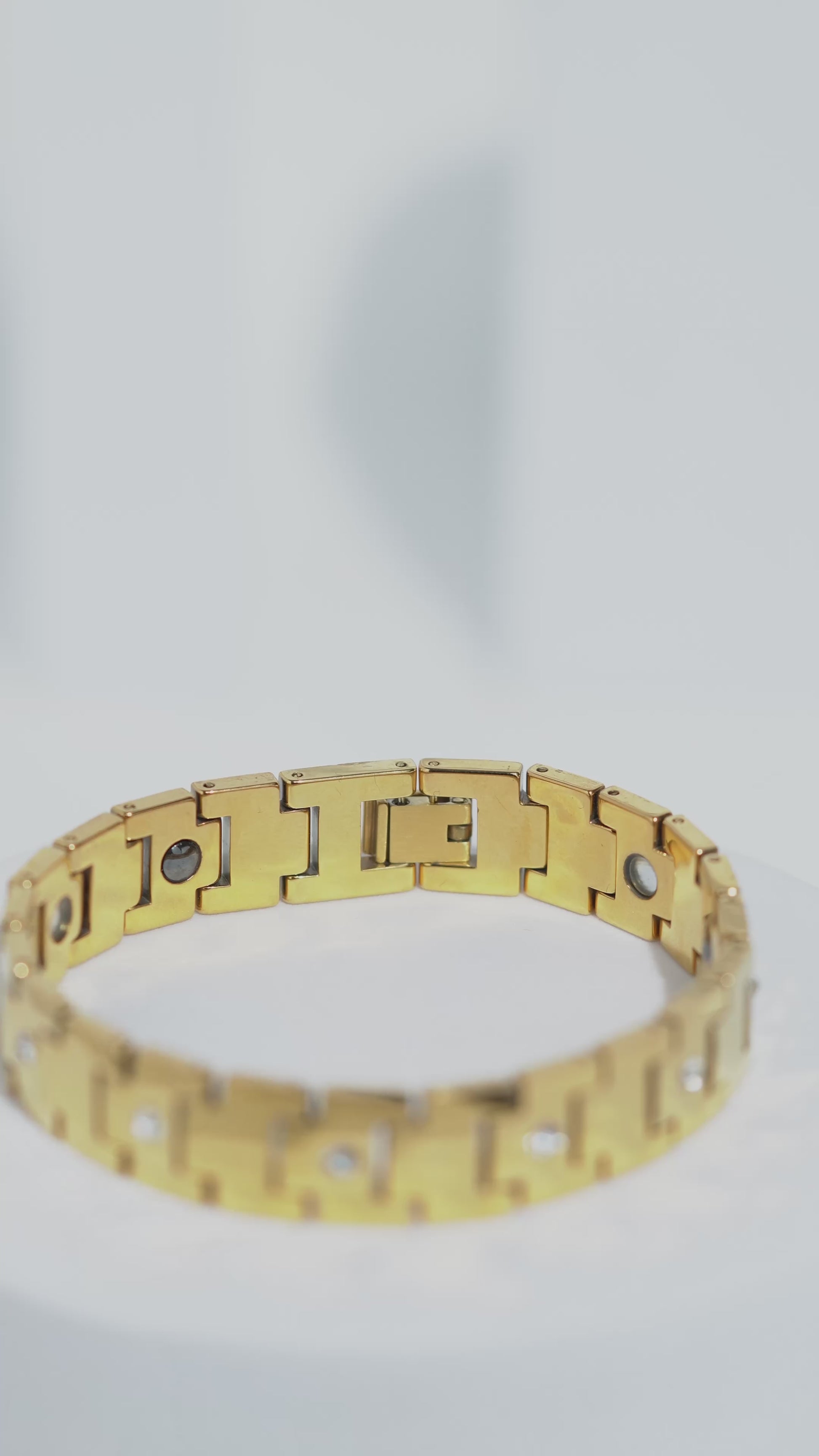 Sun Glow Diamond - Ceramic bracelet for men.