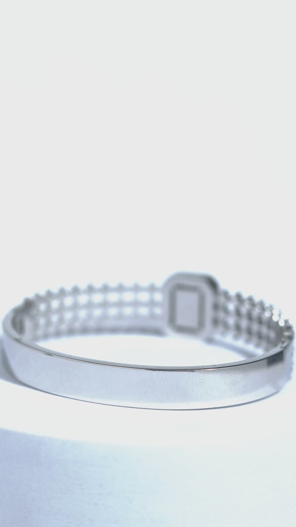 Blush Mirage Stainless Steel Bangle Bracelet For Women