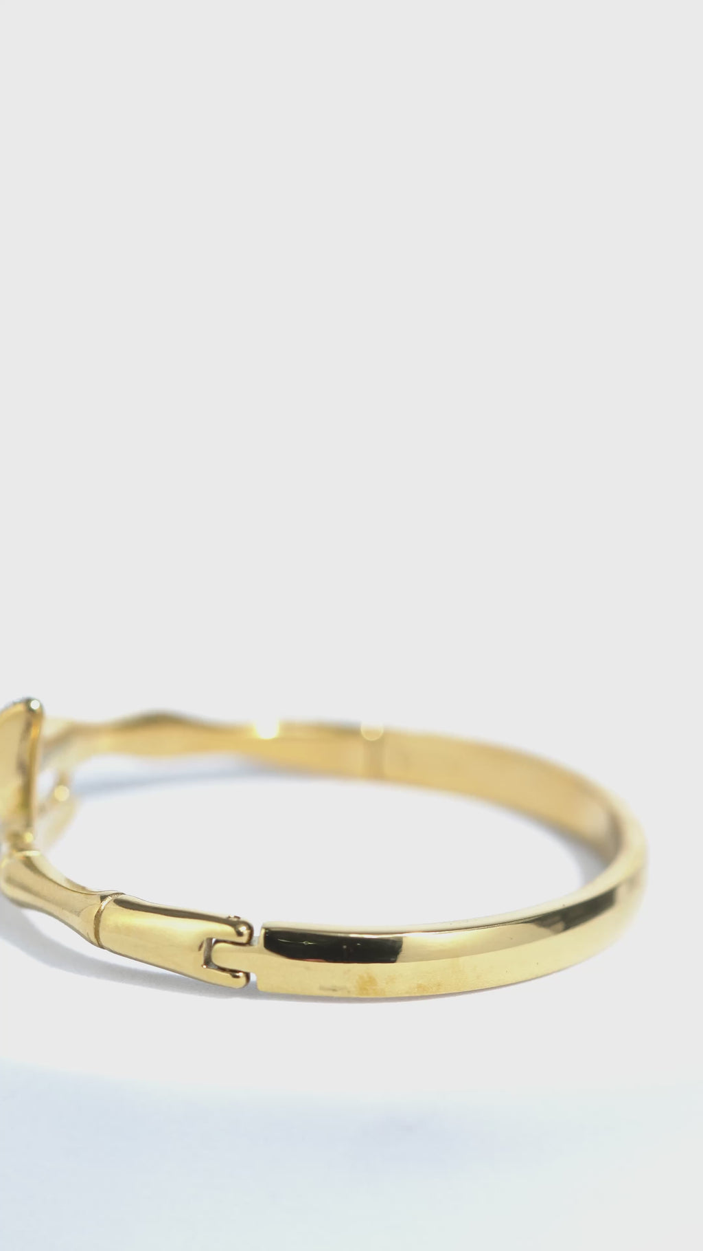 Aurum Arc Stainless Steel Bangle Bracelet For Women