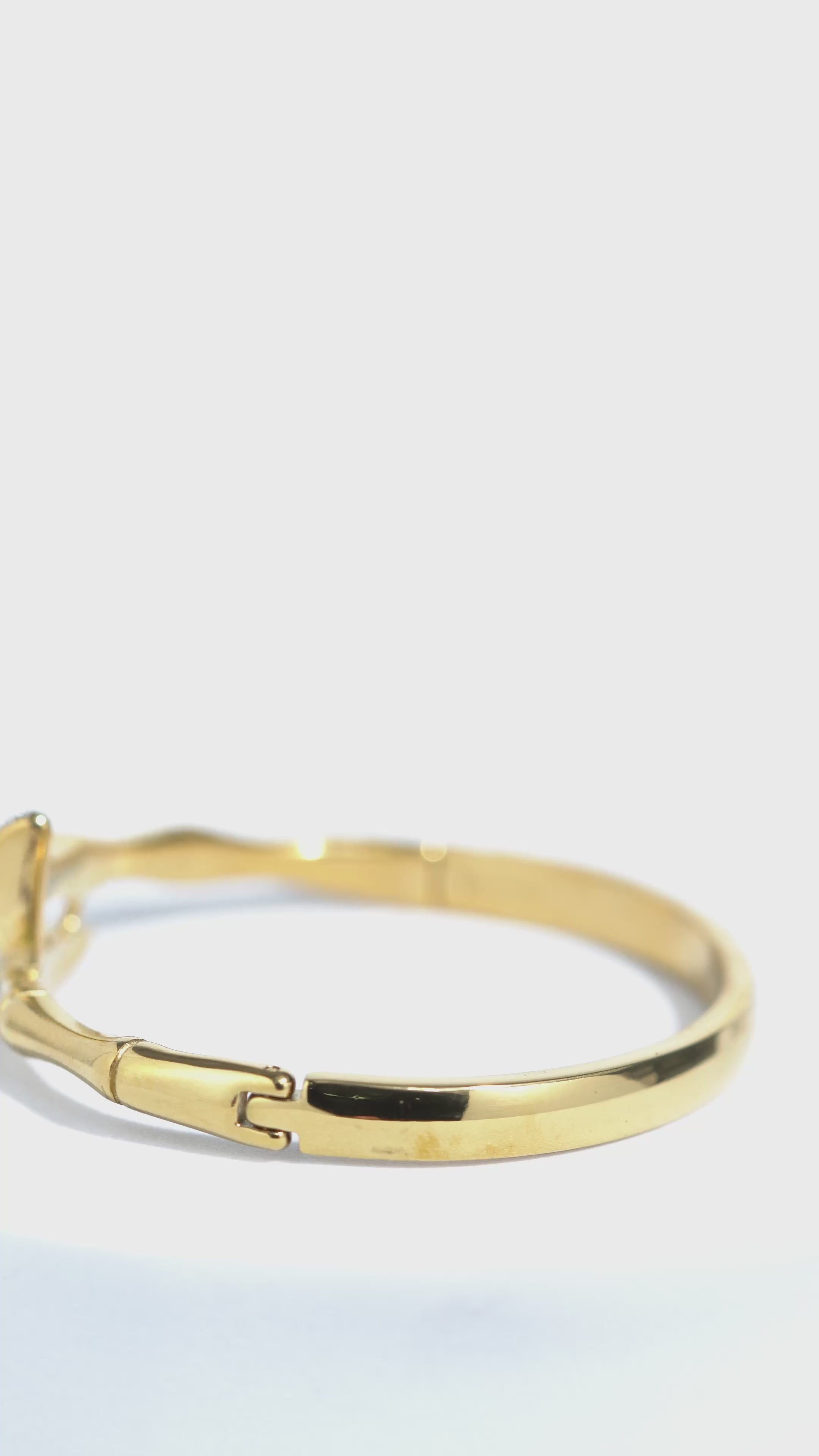 Aurum Arc Stainless Steel Bangle Bracelet For Women