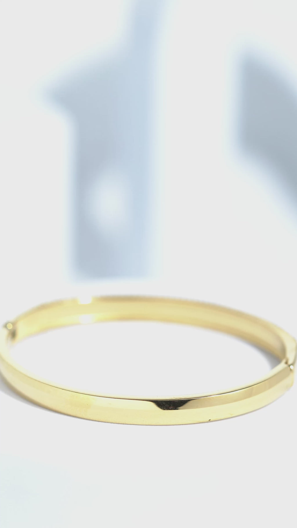 Sandstone Loop Stainless Steel Bangle Bracelet For Women