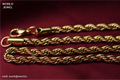 Rope chain | Stainless Steel chain for men's | 24inch | Anti-Tarnish. - worldjewel.in