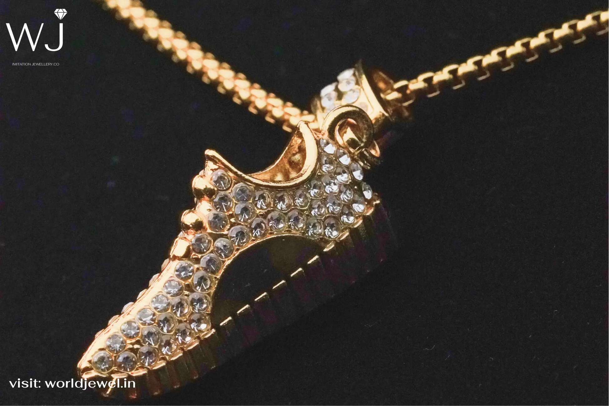 Shoes shape |  Unisex Pendent  | Worldjewel.in - worldjewel.in