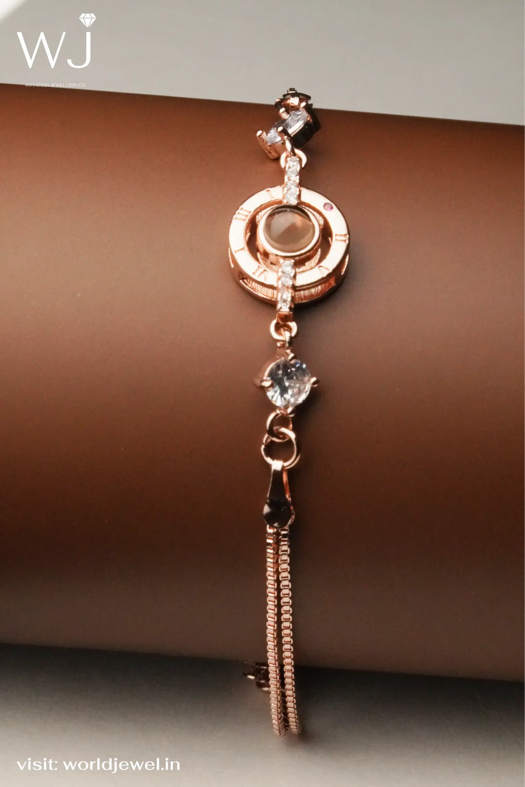 I Love U In 100 Language Bracelet's For Women | Stainless steel | Anti-tarnish. - worldjewel.in
