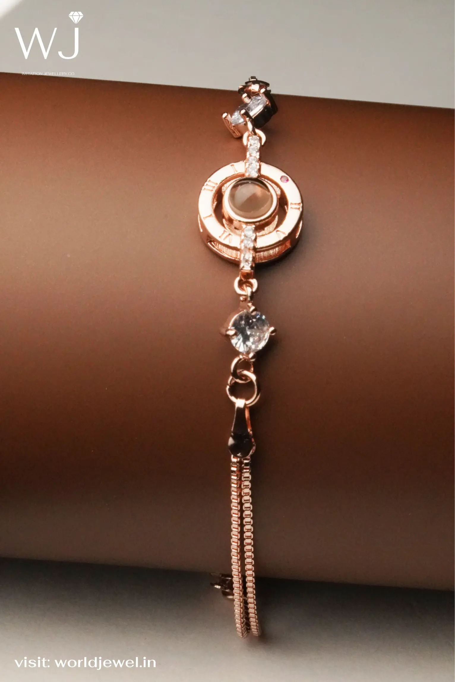 I Love U In 100 Language Bracelet's For Women | Stainless steel | Anti-tarnish. - worldjewel.in