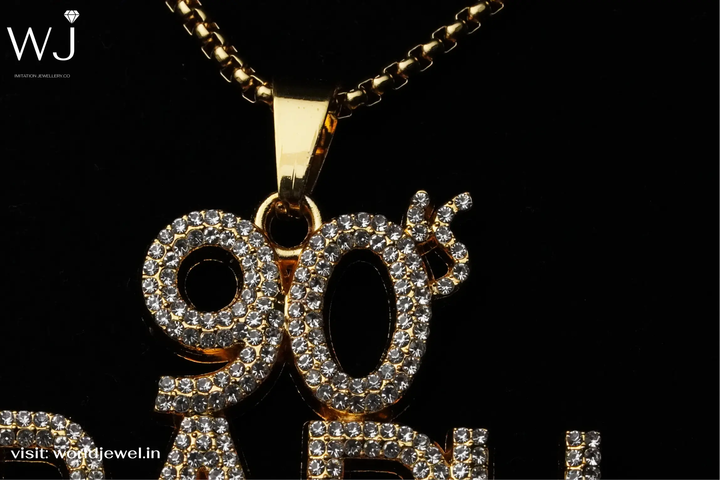 90'Baby |  Unisex Pendent  | Worldjewel.in - worldjewel.in