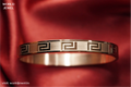 Bold greek Key kada | Stainless Steel bracelet for men's | Anti-Tarnish - worldjewel.in