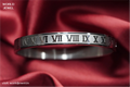 Roman Numeral kada | Stainless Steel bracelet for men's | Anti-Tarnish - worldjewel.in